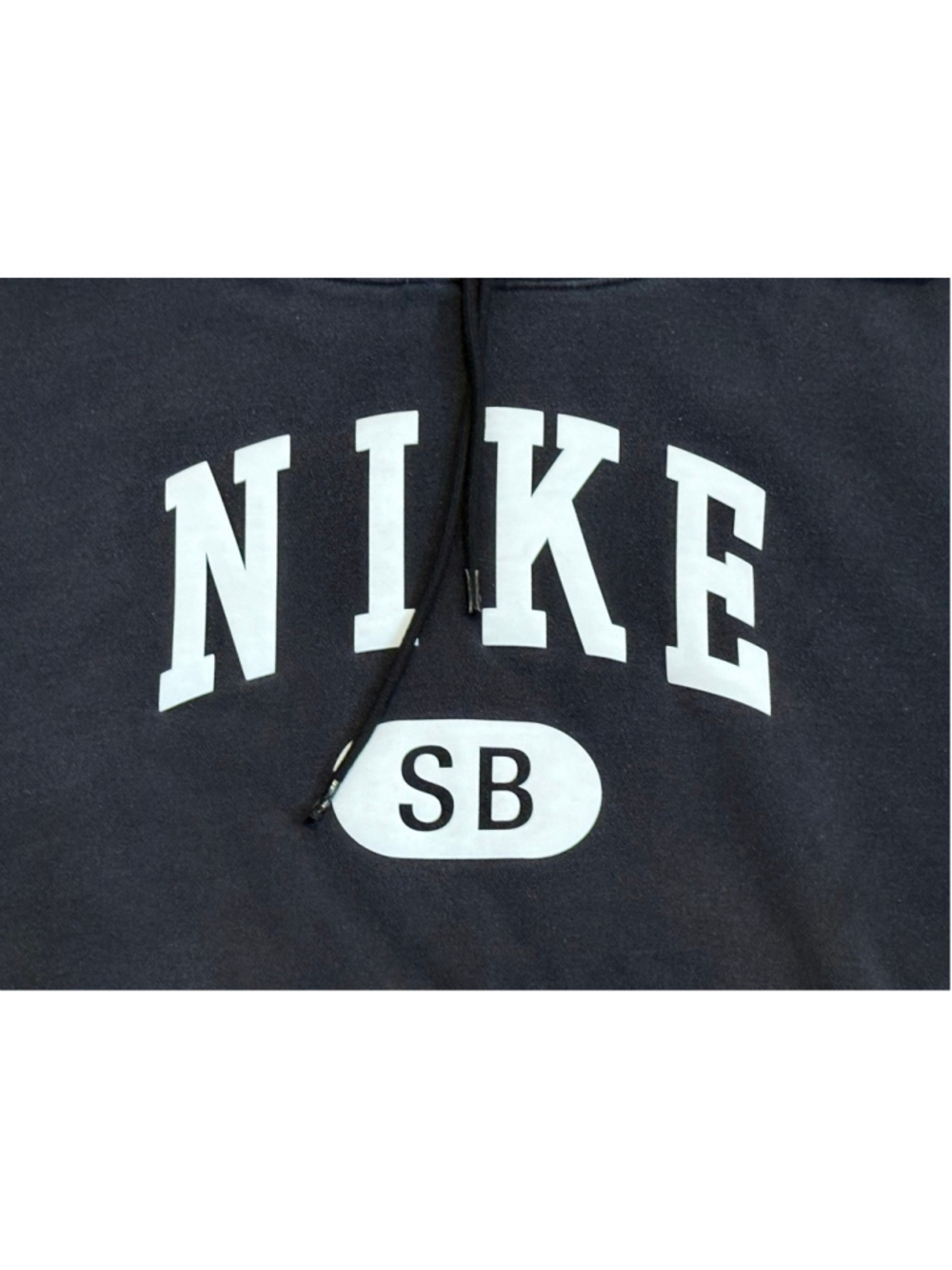 Nike Men’s Black & White 'SB' March Radness Hoodie Sz L - Picture 6 of 8